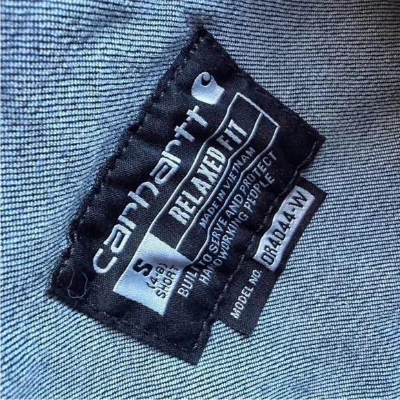 CARHARTT Women’s Denim Overalls Size Small - Picture 4 of 5